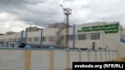 Склад вагонабудаўнічага заводу ў Магілёве. Архіўнае фота