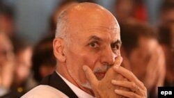 Ашраф Гани узнает о победе