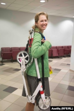 Казандагы инглиз теле укытучысы Келли Алумс АКШ сайлауларында алдан тавыш биргән