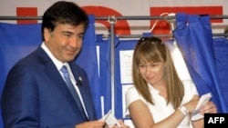 Михаил Саакашвили жубайы Сандра менен, 30-май, 2010-жыл.