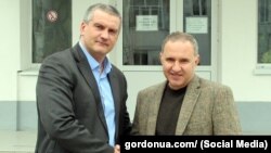 Борис Тодуров та Сергій Аксьонов, березень 2014 року