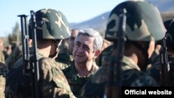 Serzh Sargsyan Dağlıq Qarabağda - 2013