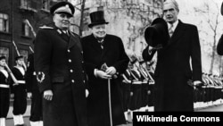 Иосиф Броз Тито, Уинстон Черчил, Энтони Эден, Лондон, 1950-жыл