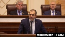 Алег Гайдукевіч (на пярэднім пляне)