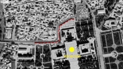 Вид стены со спутника.