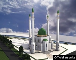 "Нур-Усман" урынына төзелергә тиеш булган мәчет өлгесе