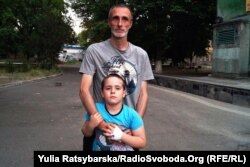 Владислав Локтіонов з cином Владиславом