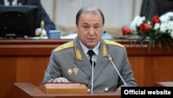 Ички иштер министри Мелис Турганбаев