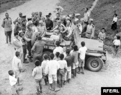 Союзники на 38-й параллели в Корее.