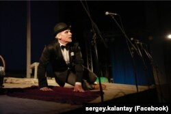 Сергій Калантай на сцені театру КРоТ, Київ