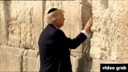 Իսրայել - ԱՄՆ նախագահ Դոնալդ Թրամփը Լացի պատի մոտ, Երուսաղեմ, 22-ը մայիսի, 2017թ․