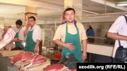 Тошкентдаги гўшт бозори. (Архив сурати)