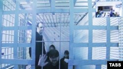 Хамзат Бахаев во время рассмотрения жалобы на его арест в Мосгорсуде, архивное фото