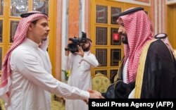 دیدار پادشاه و ولیعهد سعودی با صلاح خاشقجی