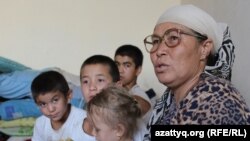 Многодетная мать Нагима Оскенбаева. Шымкент, 29 августа 2017 года.
