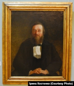 Микола Ґе, портрет історика Миколи Костомарова»