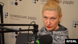 Мария в студии «Громадського радіо»