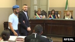 Ведуть підсудного Віталія Марківа, Павія, Італія, 14 вересня 2018 року