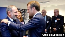 Встреча Пашинян-Макрон в Брюсселе, 11 июля 2018 г.