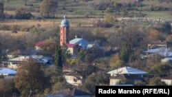 "Чеченское село" в Панкисском ущелье. Декабрь 2013 года.