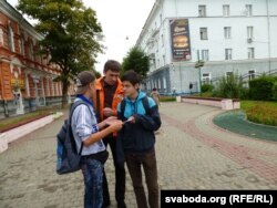 Маладыя магілёўцы, якія ведаюць беларускае слова “Імбрык”.