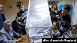 Празрыстая скрыня на выбарах ва Ўкраіне