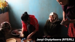 Аш жасалып жаткан учур