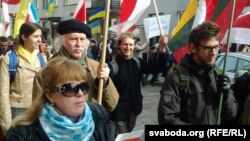 Сярод удзельнікаў шэсьця — мастак Мікола Купава