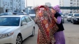 turkmenistan. Turkmen bride in Ashgabat.
