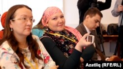 Матбугат очрашуында катнашучы журналистлар