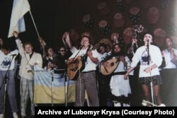 «Брати Гадюкіни», Віктор Морозов, Василь Жданкін, Марта Лозинська на першій «Червоній Руті». Чернівці, 1989 рік