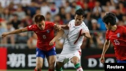 مسعود شجاعی در دیدار مقابل کره جنوبی