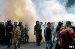 Під час сутичок в Одесі, 2 травня 2014 року