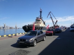 Автопробіг, заблокований через радянську символіку. Одеса, 9 травня, 2020