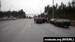 На памежным пераходзе Брузгі — Кузьніца Беластоцкая