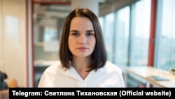 Лідерка білоруської опозиції Світлана Тихановська