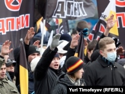 "Русский марш" в Москве. 2009 год