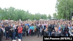 Уфа шаарындагы антикоррупциялык жүрүш. 12-июнь, 2017-жыл.