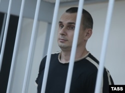 Олег Сенцов на судовому засіданні в Москві