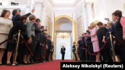 Інавгурація переобраного президента Росії Володимира Путіна. Москва, Кремль, 7 травня 2018 року