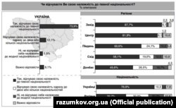 Інфографіка із дослідження Центру Разумкова