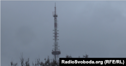 Вышка в оккупирвоанном Луганске, апрель 2017 года