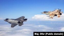 Самолеты F-35 и F-16 ВВС Израиля