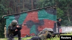 Трэніроўка батальёну "Данбас"