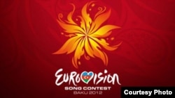Әзербайжанда өтетін Eurovision-2012 ән байқауының белгісі. (Көрнекі сурет)