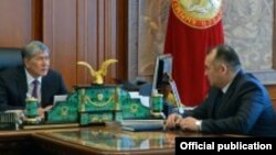 Алмазбек Атамбаев жана Кубанычбек Турдубаев. 18-февраль, 2015-жыл