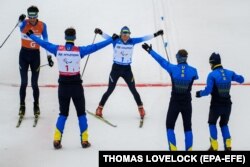 Збірна України на фініші