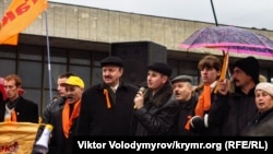 Акція на підтримку Помаранчевої революції в Криму. Сімферополь, 2004 рік