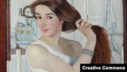 Зинаида Серебрякова. Автопортрет, 1909 (фрагмент)