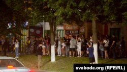 Акция протеста в Витебске.